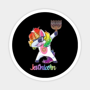 Jewnicorn- Jewish Dabbing Unicorn Hanukkah Magnet